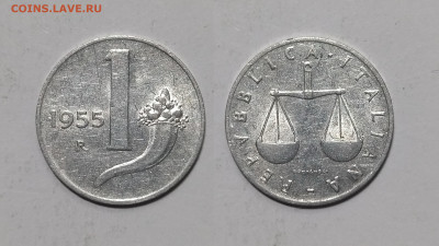 Италия 1 лира 1955 года, весы - 17.01 - IMG_20240113_081023