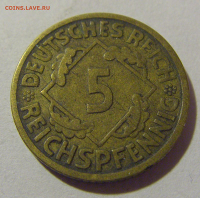 5 пфеннигов 1924 А Германия №1 20.01.24 22:00 М - CIMG5773.JPG