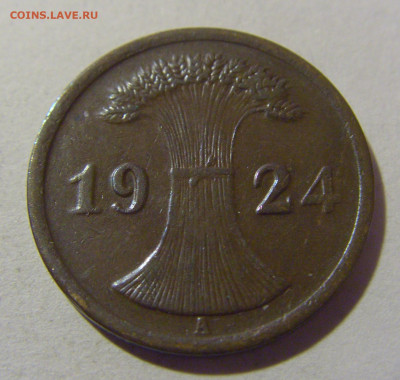 2 пфеннига 1924 А Германия №1 20.01.24 22:00 М - CIMG5787.JPG