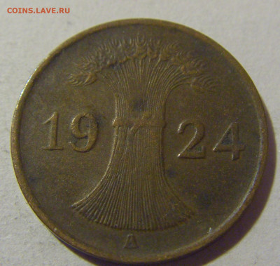 1 пфенниг 1924 А Германия №1 20.01.24 22:00 М - CIMG5811.JPG