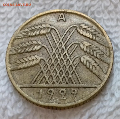 Германия 10 рейхспфеннигов 1929 A до 21.01 22:00 - Германия 10 рейхспфеннигов 1929 A 20150326_211640