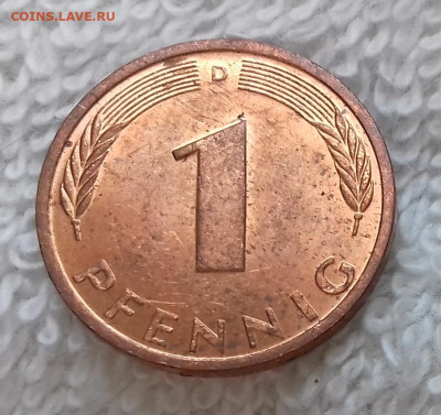 Германия 1 пфенниг 1991 D до 21.01 22:00 - Германия 1 пфенниг 1991 D 20150326_213519