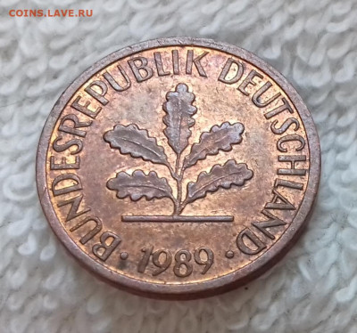 Германия 1 пфенниг 1989 D до 21.01 22:00 - Германия 1 пфенниг 1989 D 20150326_213744
