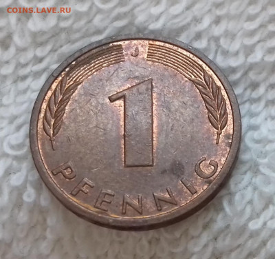 Германия 1 пфенниг 1980 J до 21.01 22:00 - Германия 1 пфенниг 1980 J 20150326_214848