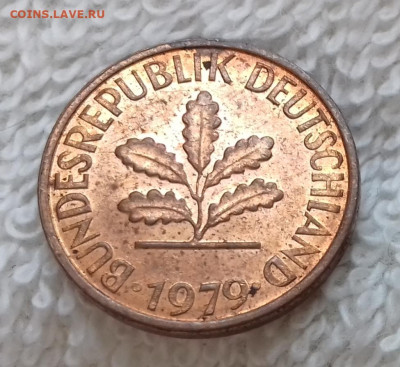 Германия 1 пфенниг 1979 F до 21.01 22:00 - Германия 1 пфенниг 1979 F 20150326_214902
