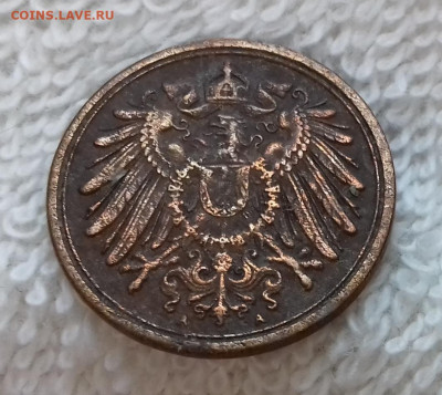 Германия 1 пфенниг 1893 A до 21.01 22:00 - Германия 1 пфенниг 1893 A 20150326_215249