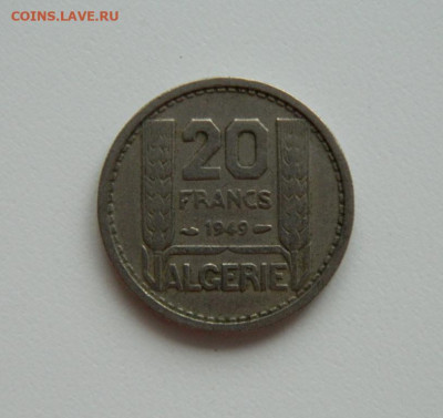 Французский Алжир 20 франков 1949 г. до 22.01.24 - DSCN0746.JPG