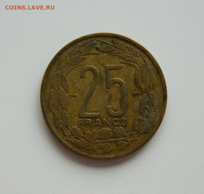 Камерун 25 франков 1958 г. (Фауна) до 22.01.24 - DSCN0736.JPG