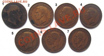 Английские пенни 1905-1946 г.г. (цена фиксированная) - Английские пенни 1905-1946 г.г. (цена фиксированная) Аверс.JPG