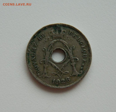 Бельгия 5 сантимов 1926 г. до 23.01.24 - DSCN0825.JPG