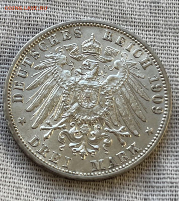 3 марки 1909 года, Герцог Фридрих II. до 21.01. - 10dbbd0c-1313-473b-ad8e-d3665eb59f60