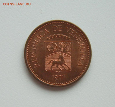 Венесуэла 5 сентимо 1977 г. до 23.01.24 - DSCN0923.JPG