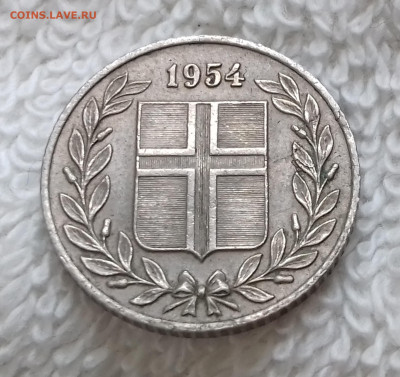 Исландия 25 эйре 1954 до 21.01 22:00 - Исландия 25 эйре 1954 20240115_150128