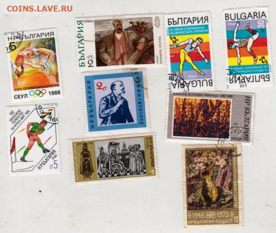 Марки БОЛГАРИИ 9 шт.  до 24.01.24 в 23.00 - 022