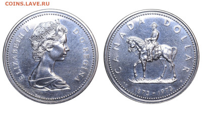 Канада. 1 доллар 1973 г. Конная полиция. До 20.01.24. - Р1730