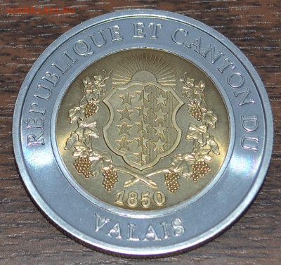Токен 1 фаринет 1999 Швейцария-Вале - DSC_0160.JPG