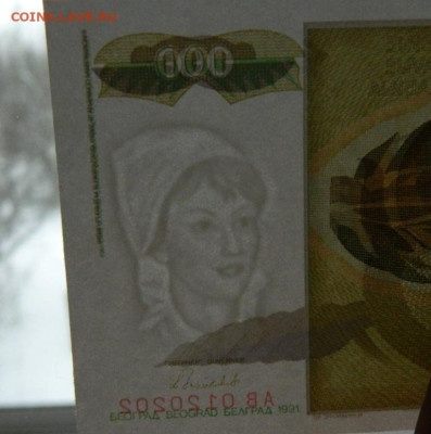 Югославия 100 динаров 1991 г. до 25.01.24 - DSCN0782.JPG