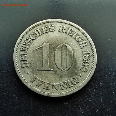 Германия 10 пфеннигов 1898 (А) ; до 25.01.2024 - IMG_20240119_132143