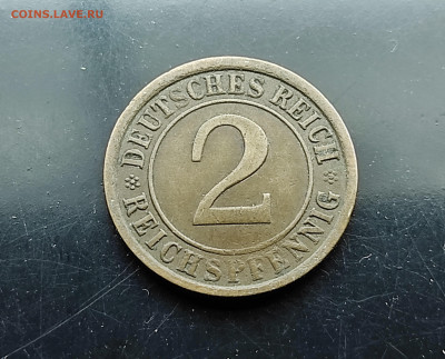 Германия 2 пфеннига 1924(А) до 25.01.2024 - IMG_20240119_135055