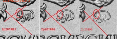 2 рубля 2019 Г. Две монеты на определение Шт. - 2р 2019Б1