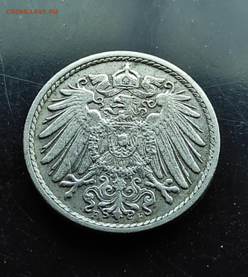 Германия 5 пфеннигов 1913(F) до 28.01.2024 - IMG_20240121_130313