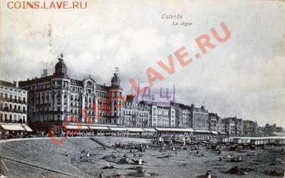 Монеты с Корабликами - Остенде Бельгия. 1900-1910-е годы.