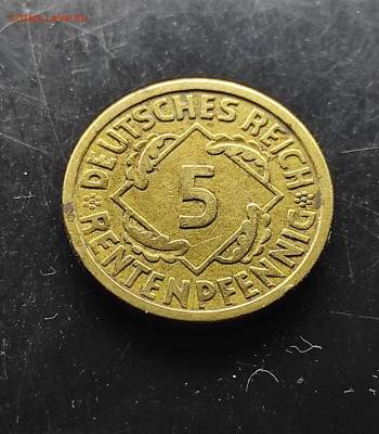 Германия 5 пфеннигов 1924 А до 29.01.2024 - IMG_20240122_235338