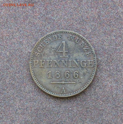 Пруссия. 4 пфеннинга 1866А до 22.00  28.01.24 - IMG_0055.JPG