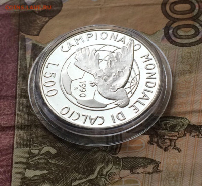 Италия 500 лир 1990 год Чемпионат мира по футболу 1990 - 72