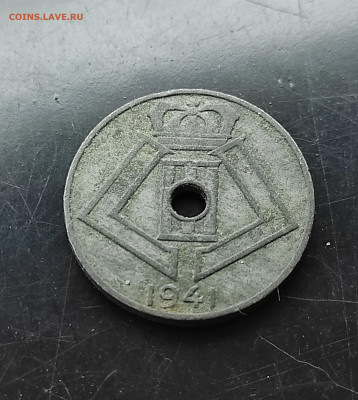 Бельгия 5 сантимов 1941 До 29.01.2024 - IMG_20240124_130950