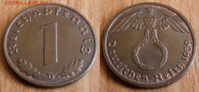 1 пфенниг, Германия 1917-1939г. - до 31.01.24г. в 23.00 МСК - image7-1
