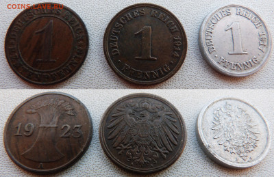 1 пфенниг, Германия 1917-1939г. - до 31.01.24г. в 23.00 МСК - image 8