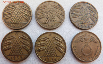 10 пфеннигов, Германия 1889-1938г. до 31.01.24г. в 23.00 МСК - 3-1