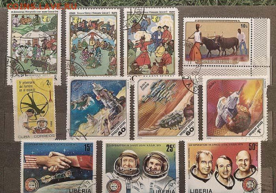 Зарубежные марки 28 шт. - почта-марки_зарубежка_28-1шт_1