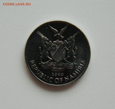Намибия 5 центов 2000 г. (Юбилейная) Фауна до 30.01.24 - DSCN1317.JPG