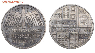 ФРГ. 5 марок 1975 г. Наследие. До 28.01.24. - Р1607.JPG