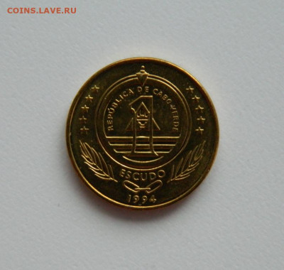Кабо-Верде 1 эскудо 1994 г. (Фауна) до 30.01.24 - DSCN1302.JPG