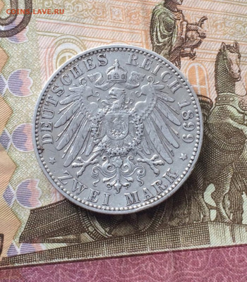 2 марки 1899 год Вильгельм II Пруссия Германия - 77