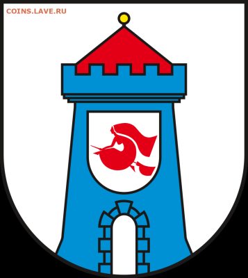 Нотгельды Германии. Обзорная тема. - DE-ST_15-0-85-330_Thale_1996_COA.svg