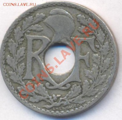 Франция 10 сантим 1923 г.До 11.01.12 г. 21-00 МСК. - Фр. 23.1