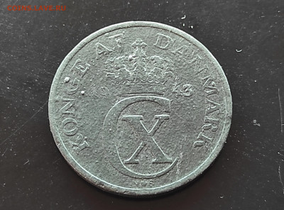 Дания 2 эре 1943 ( цинк) до   1.02.2024 - IMG_20240126_132756