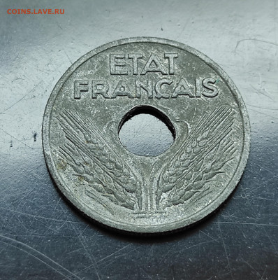 Франция 10 сантимов 1941 ( цинк) до   1.02.2024 - IMG_20240126_133131