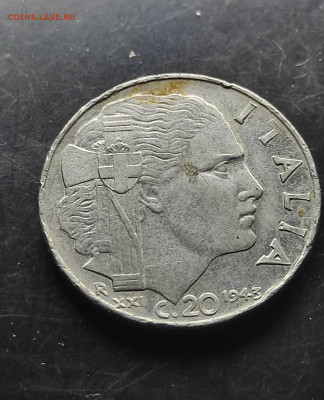 Италия 20 чентезимо 1943 до 2.02.2024 - IMG_20240127_191745