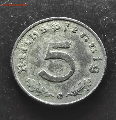 Германия 5 пфеннигов 1940(G)цинк до 2.02.2024 - IMG_20240127_192017
