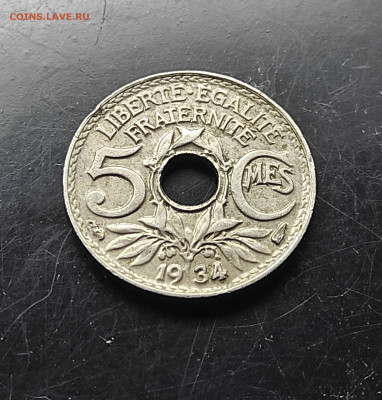 Франция 5 сантимов 1934 до 2.02.2024 - IMG_20240128_000528