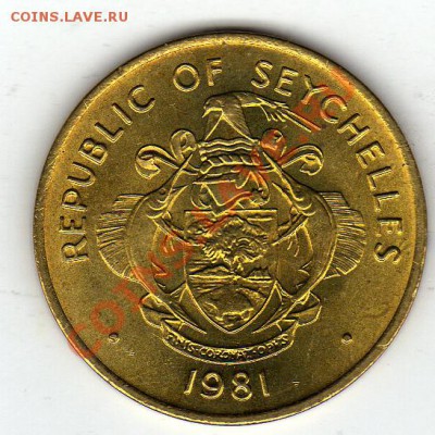 СЕЙШЕЛЫ 10 ЦЕНТОВ 1981 ФАО РЫБА ДО 13.01.12 В 22.00МСК (927) - img906