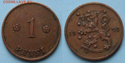 Финляндия 1 пенни 1923 до 04-02-24 в 22:00 - Финляндия 1 пенни 1923    239-ас128-13152