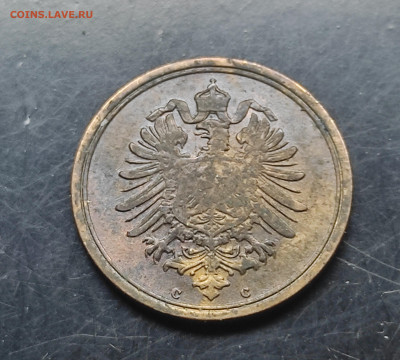 Германия 1 пфеннигов 1875 С  до 3.02.2024 - IMG_20240128_182934
