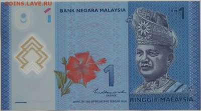 Малайзия 1 рингит 2012 г. (Полимер)  до 31.01.24 - DSCN1541.JPG