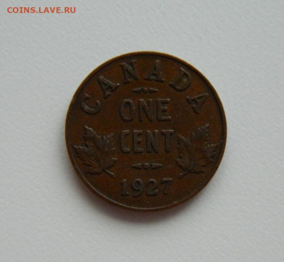 Канада 1 цент 1927 г. до 01.02.24 - DSCN1306.JPG